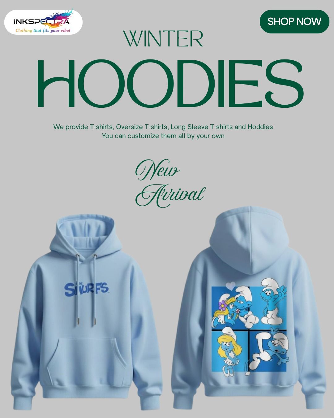 Light Blue Hoodie