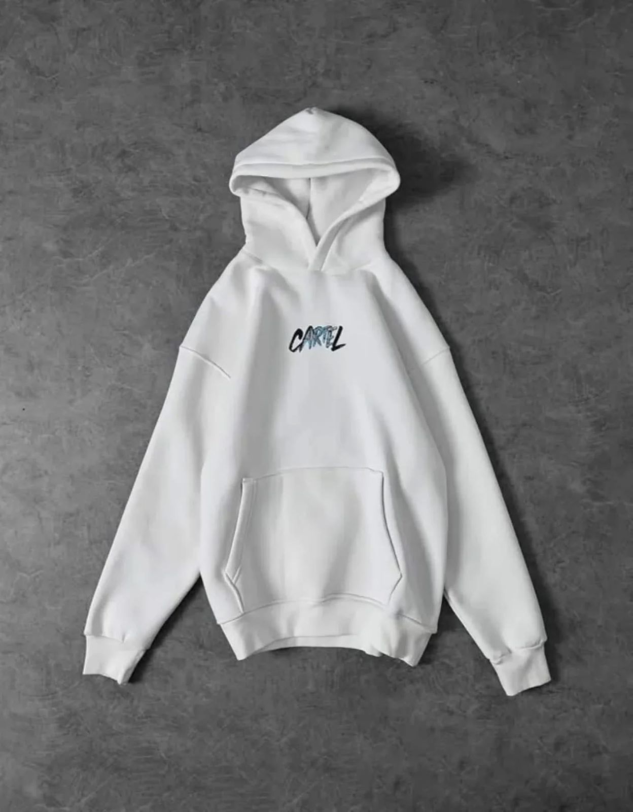 Cartel white hoodie